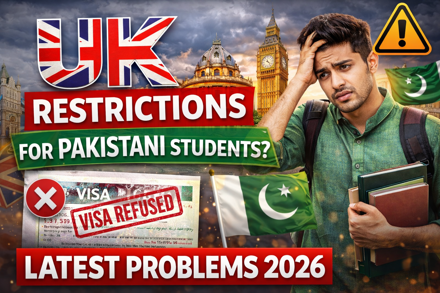 Latest Restrictions & Problems for Pakistani Students Going to the UK (2026 Update)